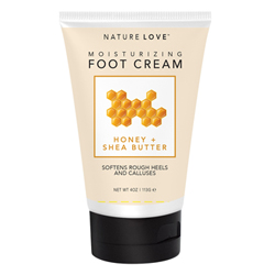 NATURE LOVE | Foot Cream - Honey + Shea Butter, 4oz