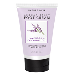 NATURE LOVE | Foot Cream - Lavender + Coconut Oil, 4oz
