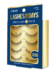 PRO BEAUTY ESSENTIALS | Lashes for Days - So Natural - 5 Pack