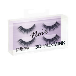  ProBeauty Essentials Faux Mink False Eyelashes (Petite Wispies)  - Easy to Apply, Gives Lashes Soft, Wispie Look, Noticeably Fuller Looking  Lashes, Adhesive Included