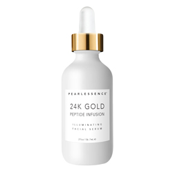 PEARLESSENCE  24K Gold Facial Serum, Peptide Infusion - 2 oz