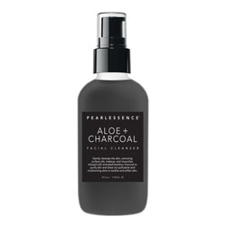 PEARLESSENCE | Facial Cleanser, Aloe + Charcoal - 4oz